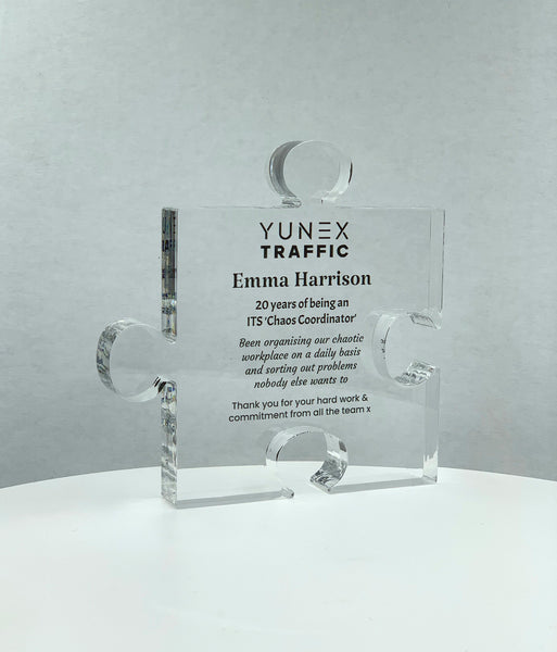 Puzzle Trophy, Stackable Award, Education Trophy, Math Gift, Graduatio ...